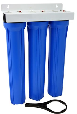 NW-BRK03 Filtro de agua 3-etapas con cartucho de sedimentos 5µ 20 508mm filtración ablandar agua