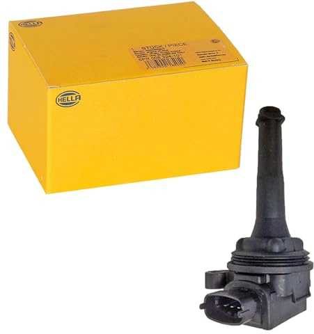 HELLA 5DA 358 000-071 Tändspole - 12V - 4-polig - COP-tändspole (direkt-/stav-/penn-) - skruvad | Kompatibel med: Volvo C70 I Cabriolet, C70 I Coupe, S60 I, S70, S80 I, V70 I, V70 II, XC70 I Cross Country, XC90 I