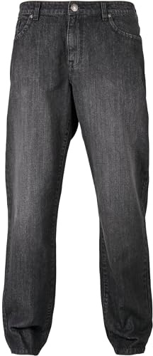 Urban Classics Jeans Ample Homme Jean Noir W34L32 100% Coton Loose Fit