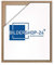 Bildershop-24 Schattenfugenrahmen mit Schattenfuge Lemgo Rahmen für Keilrahmenbilder und Leinwände 60 X 80cm Eiche Natur Dekor