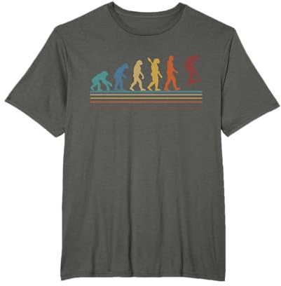 Cool Scooter Skater Cadeau Vintage Trottinette Évolution T-Shirt