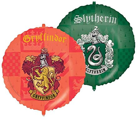Procos Harry Potter-Folienballon doppelseitig bunt 46 cm - Grün