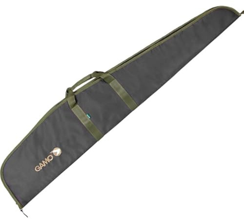 ECOMMUR Funda para carabinas, Rifles, escopetas y Armas largas en General + Visor. Longitud Externa: 130cm Color Verde y Negra