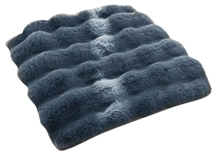 Shurhome Plushes Rabbits Chair Cushions Thickened Warm Square Seats Pad Comfortable for Office Chair Antislip Functionality Pad
