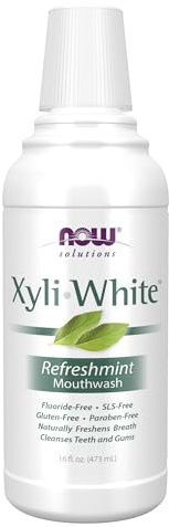 NOW Xyliwhite Mint Mouthwash, 473 g 16 fl. oz.