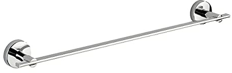WENKO Vacuum-Loc Badetuchstange UNO Capri, Aufhängemöglichkeit für Handtücher, Befestigen ohne Bohren, Rostfrei, Verchromter Zink, 58,5 x 6 x 12 cm