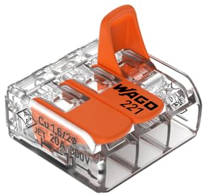 Wago Klemmen der Serie 221-413 Hebelklemmen Dosenklemmen Verbindungsklemmen Klemme Steckklemmen