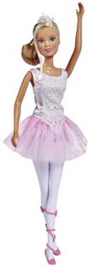 Simba 105733332 - Steffi Love Ballerina - Modedockan Steffi med Ballerinakläder, 29 cm, Från 3 år