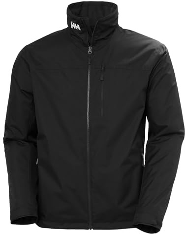 Helly Hansen Men's Crew Midlayer Jacket 2, Black, XL