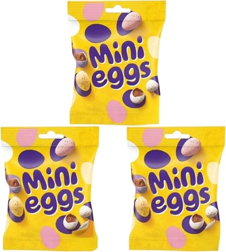 Easter Mini Eggs Chocolate Hamper - Sweet Gift of 3 x 74g Milk Chocolate Mini Eggs.