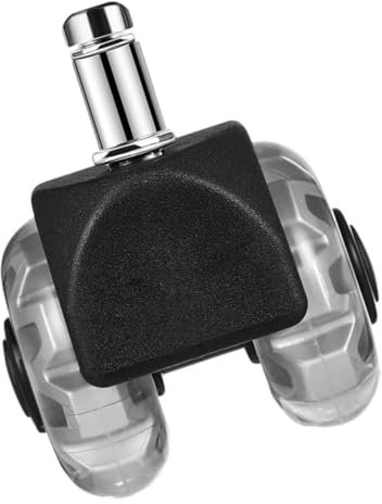 Gadpiparty Roulettes De Chaise Pour Bureau Sur Moquette Roulettes De Remplacement Pour Chaise De Bureau De Jeu