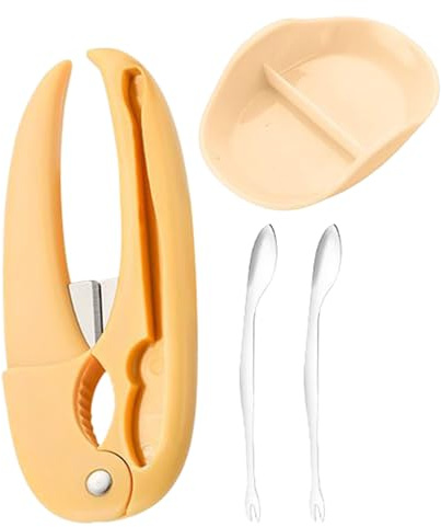 Herramientas Para Cangrejos - Cascanueces Y Utensilios Para Langosta,Juego De Tenedores Extracción De Pinzas Portable Para Todas Las Edades | Accesorio de Cocina para Cenas Familiares Comidas en
