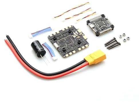 Aoresac F722 Mini 3-8S Lipo Flight Controller con ESC BLheliS 4in1 100A per Accessori Quadricottero Telecomandati (-3)