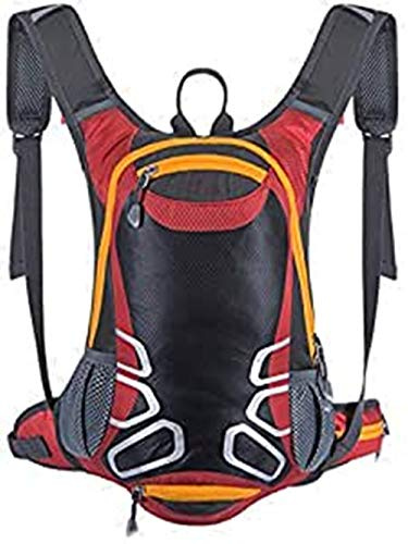 Leisu Bike Backpack Waterproof Cycling Rucksack with Helmet Holder 15L Lightweight Small Compact Daypack Sport Bags for Hiking Camping Mountaineering Skiing Trekking Biking