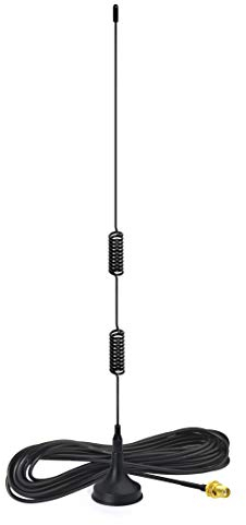 Bingfu Radio Antenna Dual Band VHF UHF 136-174MHz 400-460MHz Magnetic Base SMA Female Aerial Compatible with Handheld Ham Radio BaoFeng BF-F8HP UV-5R UV-82 BF-888S Two Way Radio Walkie Talkie
