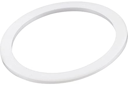 sourcing map 5er Pack PTFE Flachdichtung 55mm ä.D. 45mm i.D. 2mm dick 2″Flanschdichtung weiß