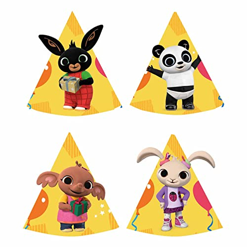8Pk Bing Paper Cone Hats
