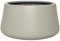 VIVANNO Pflanzentopf Pflanzkübel Fiberglas Gordo 29x45 cm Frostsicher - Blumentopf Bauchig Rund Creme Groß Außen, Innen