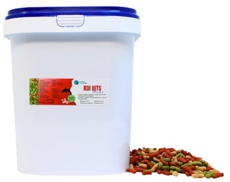 Koi bits 5500 ml, alimento Flotante para Peces de Estanque, Sticks nutritivos, Dieta equilibrada y Natural, Comida Completa para Todo Tipo de Peces y Carpas Ornamentales de Estanque.