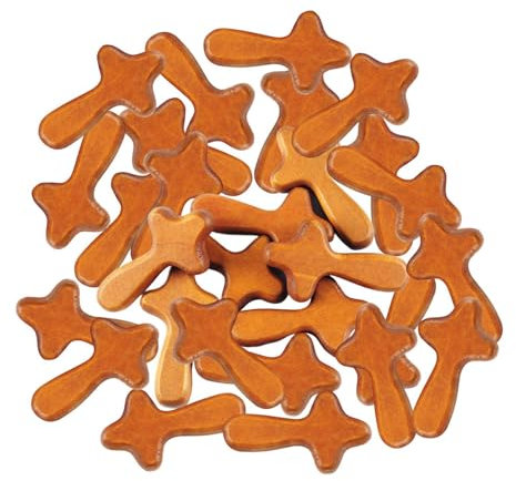 Gihioue Holzkreuze Klein Handkreuz | Handkreuz Und Handschmeichler | Holzkreuz Klein - Sterbekreuz - Jesus Kreuz,auch Als Sterbekreuz