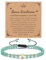 CrystalTears Green Aventurine Crystal Bracelet for Women 4mm Healing Gemstone Beaded Bracelet with Gold Heart Charm Stone Bracelets Jewellery Gifts for Women Girlfriend Mum Birthday