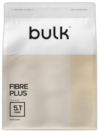 Bulk Fibre Plus, Unflavoured, 240g, 30 Servings, Supports Digestive & Gut Health, Soluble & Insoluble Fibre, Aids Bowel Health, Vegan | 30 porzioni, Supporta la salute dell'apparato digerente & intestinale, Fibre solubili & insolubili, Aiuto per la salute