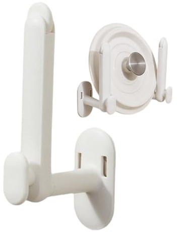 Ganchos de perchero - gancho telescópico de pared gancho drape holdback, soporte de cortina de ventana pegamento sin taladro almacenamiento percha para dormitorio alquiler casa cocina lavadero