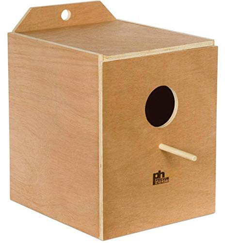 Prevue Pet Products BPV1104 Wood Inside Mount Nest Box for Cockatiel