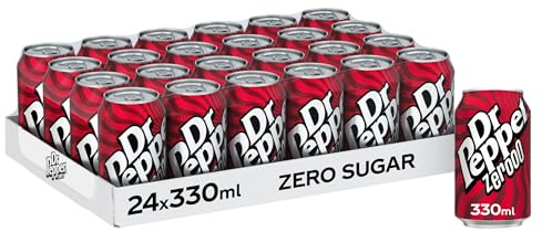 Dr Pepper Can Zero 330 ml (Pack of 24)