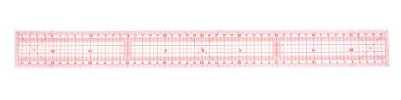 Regle Couture Japonaise 50 cm - Transparente et Souple - Idéal Pour Mesurer Précision Millimétrée - Accessoire Ergonomique Traçage de Patrons et Travail du Tissu - Graduée - GRAPHOPLEX