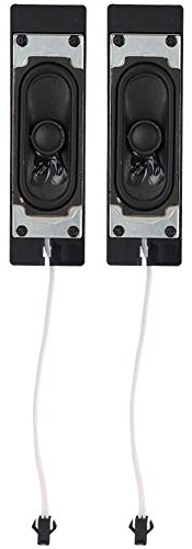 ASHATA 2Pcs 8 Ohm 10W TV Haut-Parleur Amplificateur de Son Subwoofer Haut-Parleur avec Connexion Fils pour LCD/TV/Publicité/Lecteur Noir