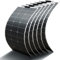 6pcs 100W 18V Solarpanel Semi-Flexible(600W) Mono Solarmodul FüR ideal für Wohnmobil, Camping, Gartenhaus,12v Kfz Batterie,AGM, Gelbatterie, SäUrebatterie