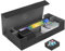 Deck Box,Kartenbox mit Würfel Tray für 550+ Karten, Deck Aufbewahrungsbox,deckbox,X-Large Premium Kartenbox mit Spielmatte und Würfel Fach,Mtg commander deck für TCG/Yugioh,Magnetic sammelkarten box