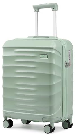 Sea choice Handgepäck Koffer Kabinenkoffer Hartschalen Trolley Rollkoffer 36L Mittelgroß ABS Reisekoffer mit TSA-Schloss und 4 Rollen, 55cm