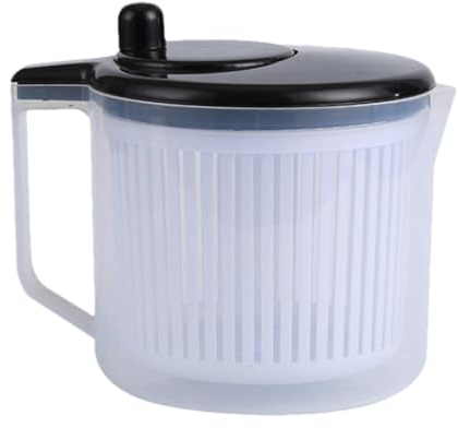 Centrifugadora de ensalada - Centrifugadora para secar verduras, cuenco para centrifugado para lavadora de frutas | Centrifugadora para secado de verduras, ensaladera centrífuga, gadget de cocina para