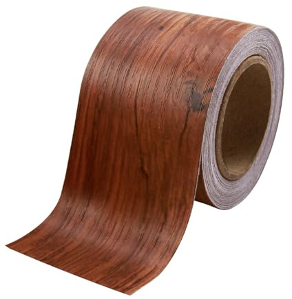 10m Woodgrain Duct Tape, Self Adhesive Woodgrain Effect Floor Tape Wood Repair Tapes Waterproof Duck Tapes for Wood Scratch Repair Floor Surface Restoration (Begonia wood)