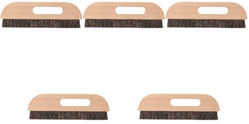 Artibetter 5pièces Brosse à Tapisser Poils De Cheval Avec Outil De Mural Pour Application De Colle Brosse Maroufler Résistante Et Réutilisable