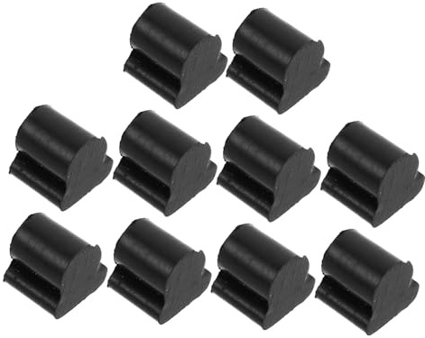 WHAMVOX 10 Pcs Rubber Valve Pads for French Horn Tuba Trombone, Noise Resistant Horn Protector Smooth Operation and Cushioning, Instrument Rubber Buffer Accessories for Brass Band Use