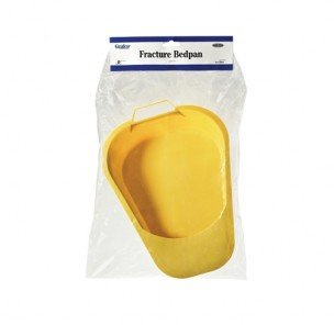 Graham-Field Hanging Fracture Bedpan - Durable Heavy Duty and Portable Home Medical Latex-Free Seat for Adults and Elderly -, Gold, 2302-B