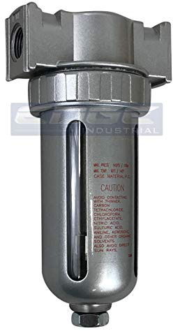 In Line Séchoir à air comprimé pour air comprimé Idéal pour outils pneumatiques Cabine de pulvérisation Plasma Cutter avec perles déshydratantes (9,5 mm NPT)