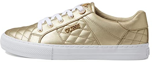 GUESS Damen Loven Sneaker, Gold, 38.5 EU