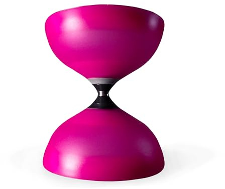 Sundia Magforce Series - Professional Triple Magnetic Bearing Diabolo for Increased Speed, Long Spins, High Performance for All Tricks and Levels - Beginners to Pros, Juggling Chinese Yoyo - Peach