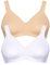 VIANIA! 2er Pack Sport BH Workout 14750 Gr. 110 B in Haut-Weiss