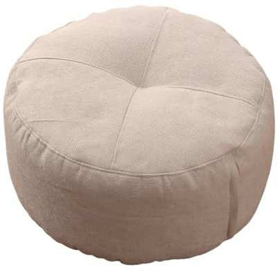 Sharplace Round Floor Pillow Floor Seating Cushion Thick Comfortable Floor Cushion Pad Meditation Floor Pillow for Chair Sofa Playroom, White