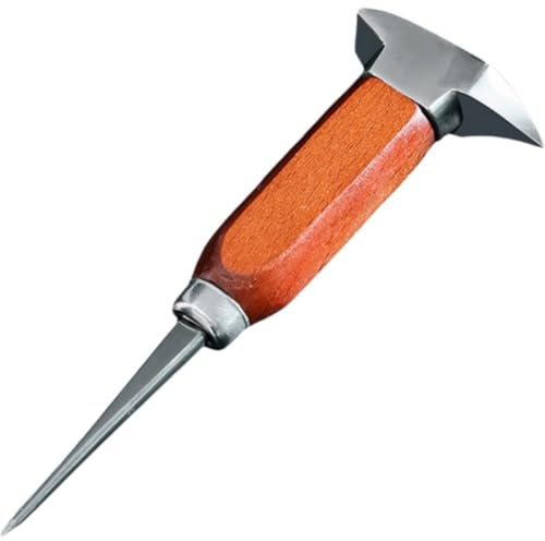 Fituenly Eispickel, Eishacker Aus Edelstahl Holzgriff, Tragbarer Eishammer Im Japanischen Stil, Eisbrecher, Eispickel-Werkzeug Für Bars, Küchen, Picknicks, Camping