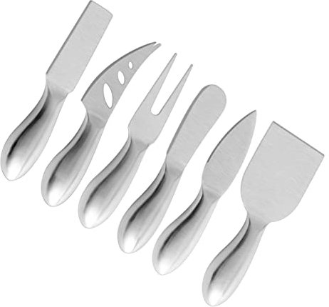 COLLBATH Utensili Per Formaggio in Acciaio Inossidabile Tagliapane e Tagliaburro Per Uso Domestico e Facile Pulizia