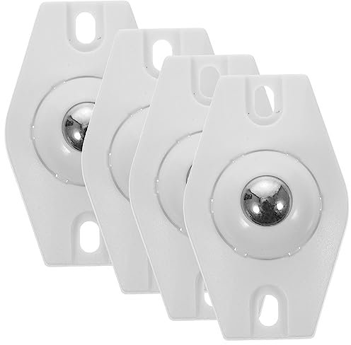 ULTECHNOVO Caja De 4 Piezas De Una Sola Cuenta Carrito De Ruedas Universal Máquina Rueda De Aparato Calcomanías De Coche Ruedas Adhesivas Ruedas Giratorias Ruedas De Contenedor