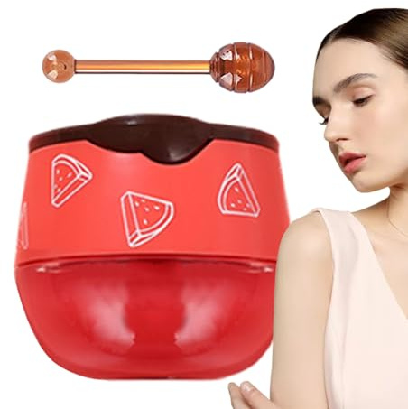 Bee Lip Balm Honey, feuchtigkeitsspendende Honeymaske, Schlafmaske, 1,69 x 1,42 Zoll, feuchtigkeitsspendend, Overnight Lips Scrub Peeling, Honeys Lips Treatments for Dry and