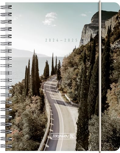 BRUNNEN Schülerkalender (2024/2025) „Roadtrip“, 2 Seiten = 1 Woche, A6, 208 Seiten, mehrfarbig