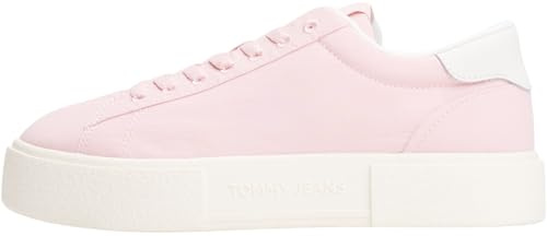 Tommy Jeans Donna Sneakers con Suola Alta con Plateau, Multicolore (Misty Pink), 36